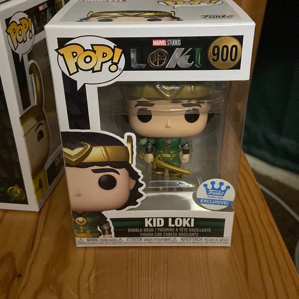 Funko POP! Kid Loki Funko Shop Exclusive 900 Bobble Head Figurine - New
